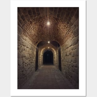 underground cellar tunnel Posters and Art